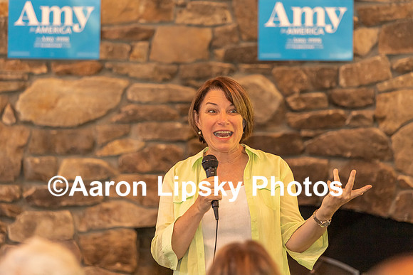 Amy Klobucher at campaign event at Stonewall Farm in Keene NH on August 26, 2019-1990