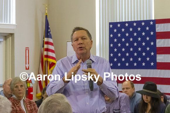 John Kasich at campaign event at Historical Society of Cheshire County, Keene NH, on January 30, 2016-2356