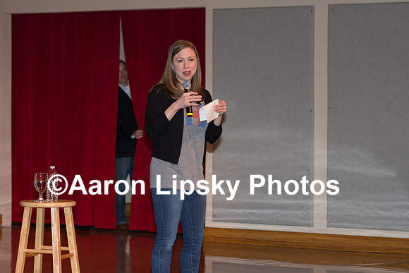 Chelsea Clinton at campaign event for Hillary Clinton at Keene State College in Keene NH on November 4, 2016-2764