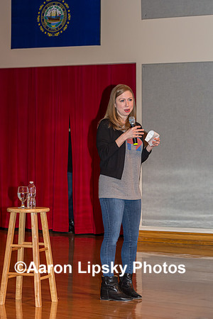 Chelsea Clinton at campaign event for Hillary Clinton at Keene State College in Keene NH on November 4, 2016-2774