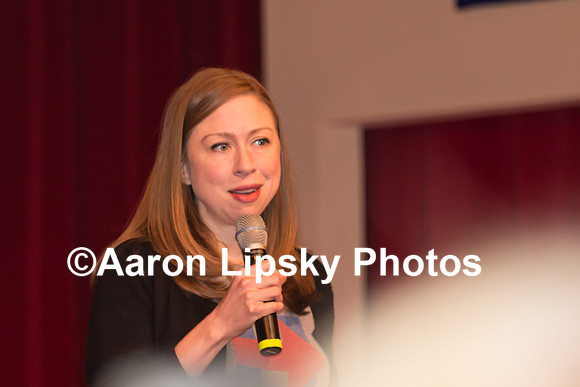Chelsea Clinton at campaign event for Hillary Clinton at Keene State College in Keene NH on November 4, 2016-2745