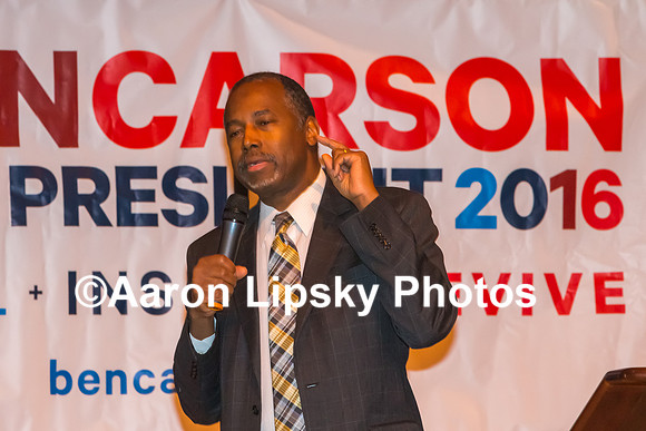 Ben Carson at campaign event at Keene State College in Keene NH on December 20, 2015-2190