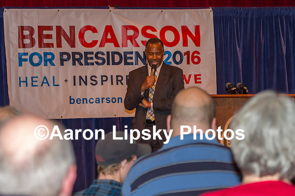 Ben Carson at campaign event at Keene State College in Keene NH on December 20, 2015-2172
