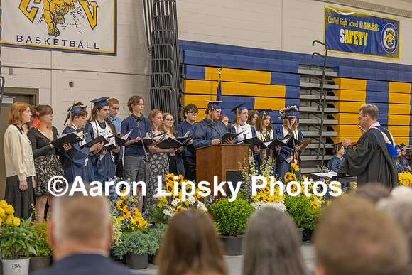 The ConVal High School Select Choir performs at commencement ceremony at ConVal Regional High School in Peterborough Saturday morning-3986