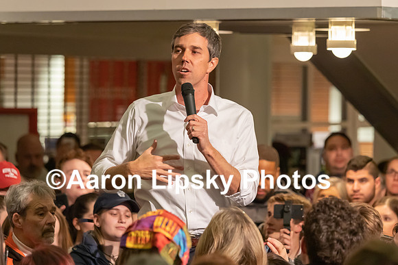 Beto O'Rourke at campaign event at Keene State College in Keene NH on March 19, 2019-0504